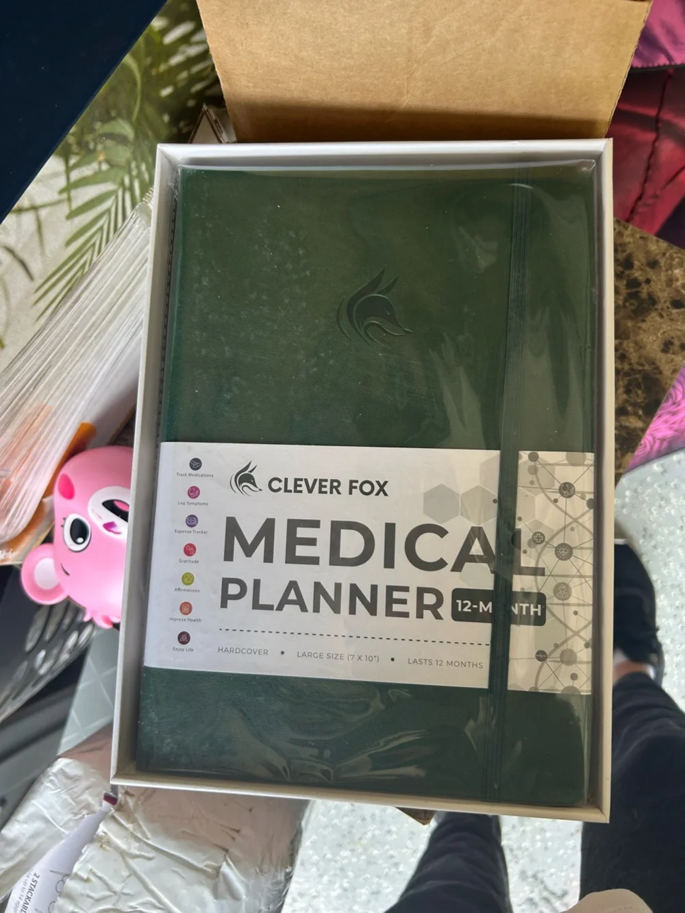 Medical Planner - Dark Green 12-Month Hardcover